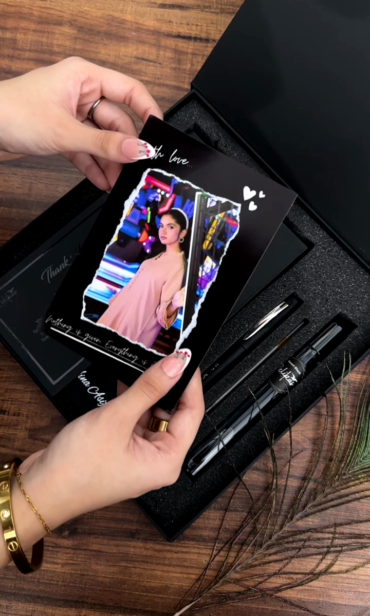 Black Pages High Quality Notebook Gift Box