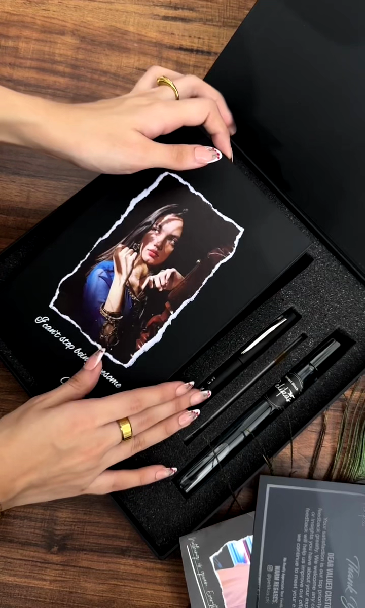 Black Pages High Quality Notebook Gift Box