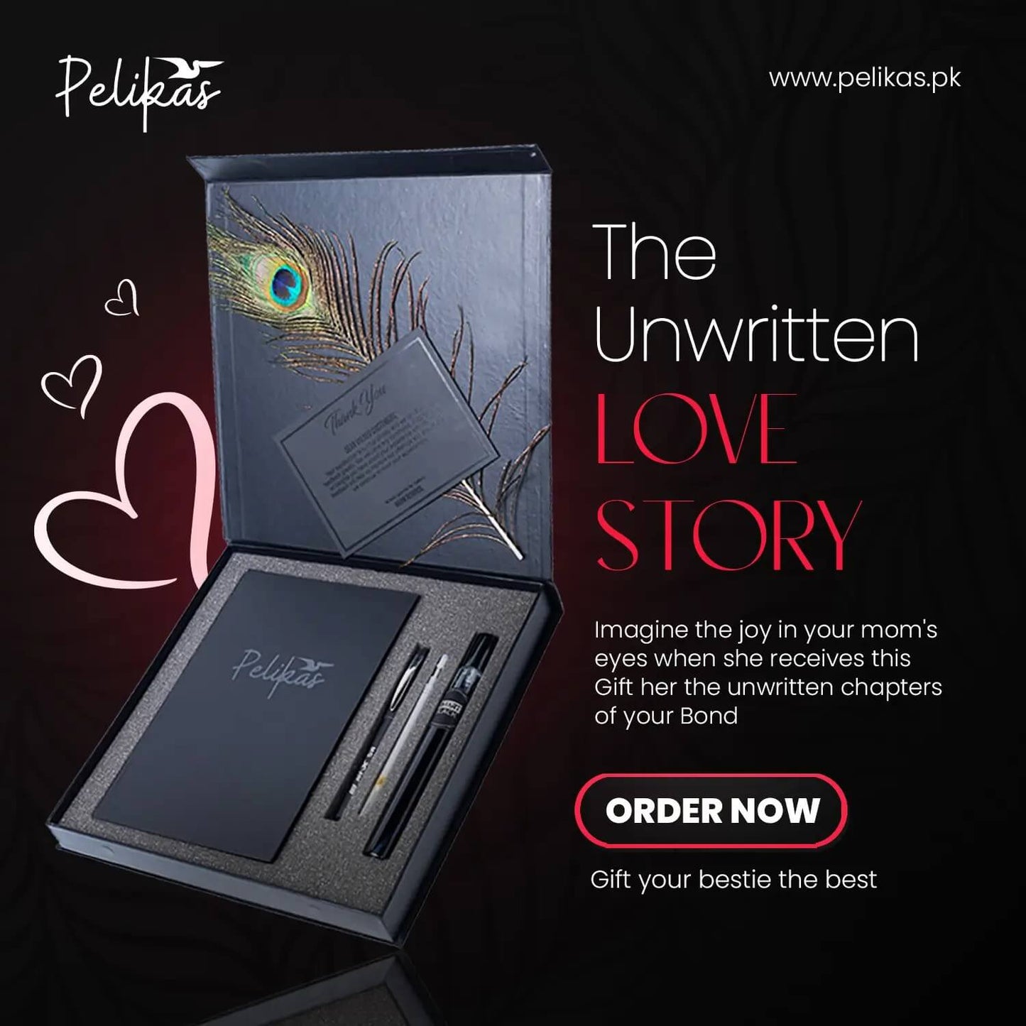 Black Pages High Quality Notebook Gift Box