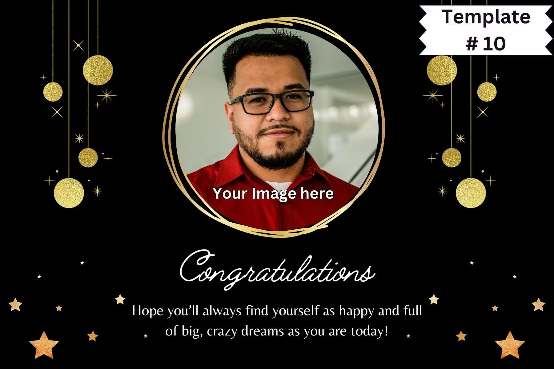 pelikas.pk template # 10 congratulation card for customization