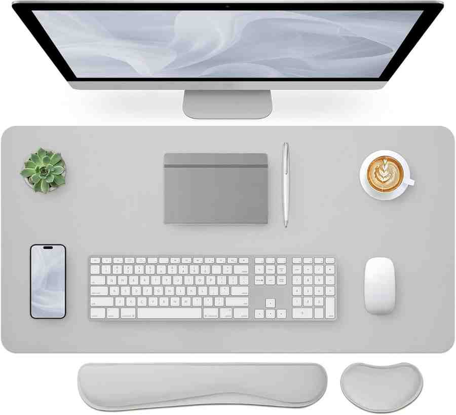 Double Face PU Leather Desk Mat