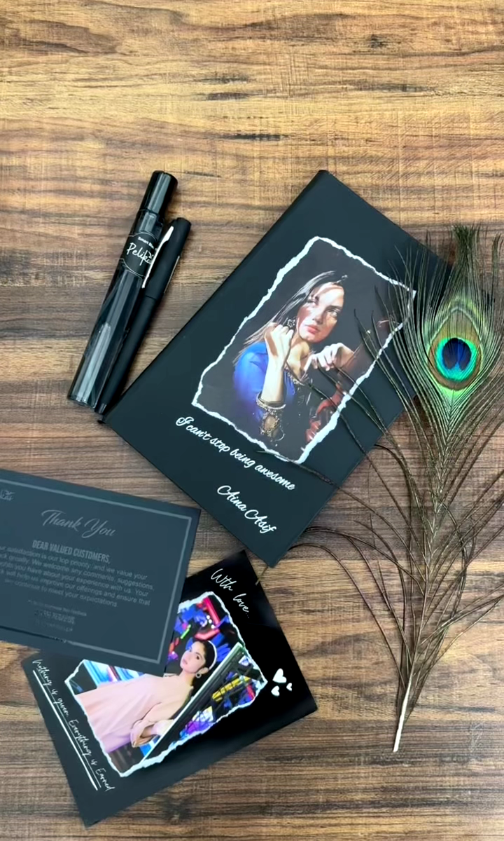 Black Pages High Quality Notebook Gift Box