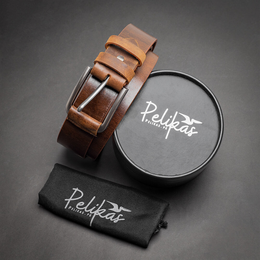 Best Leather Belt Gift Box for Men in pakistan by pelikas.pk