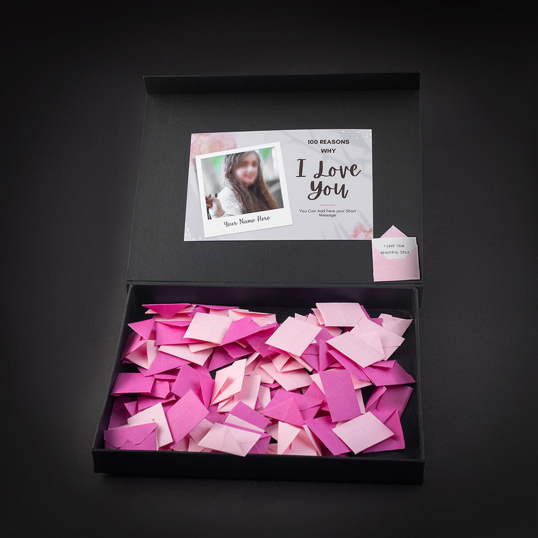 100 Reasons Why I LOVE YOU Gift Box