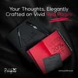 Radiant Red Pages Notebook Gift Box