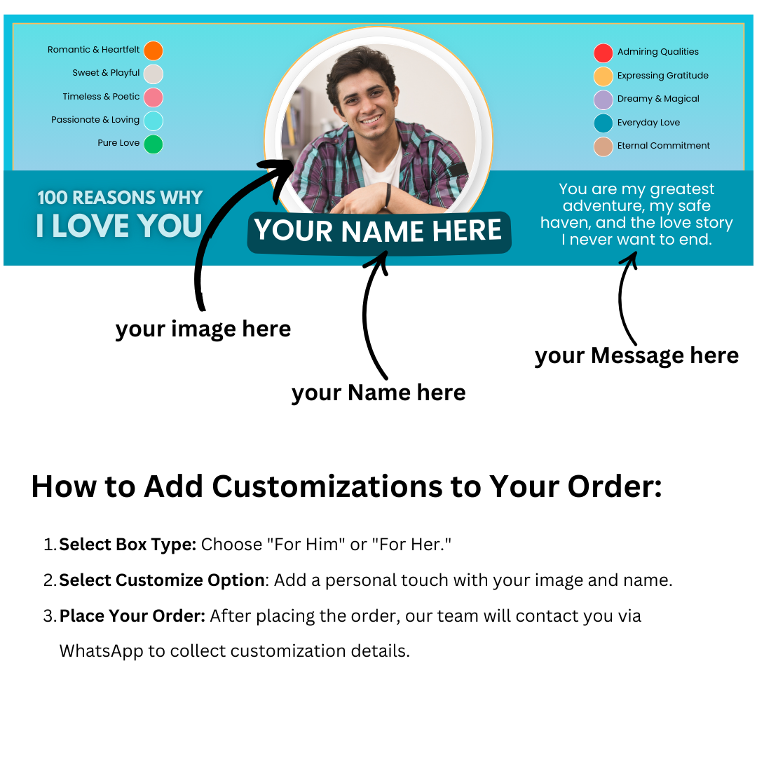 Personalized Love Gift Box for Him or Her