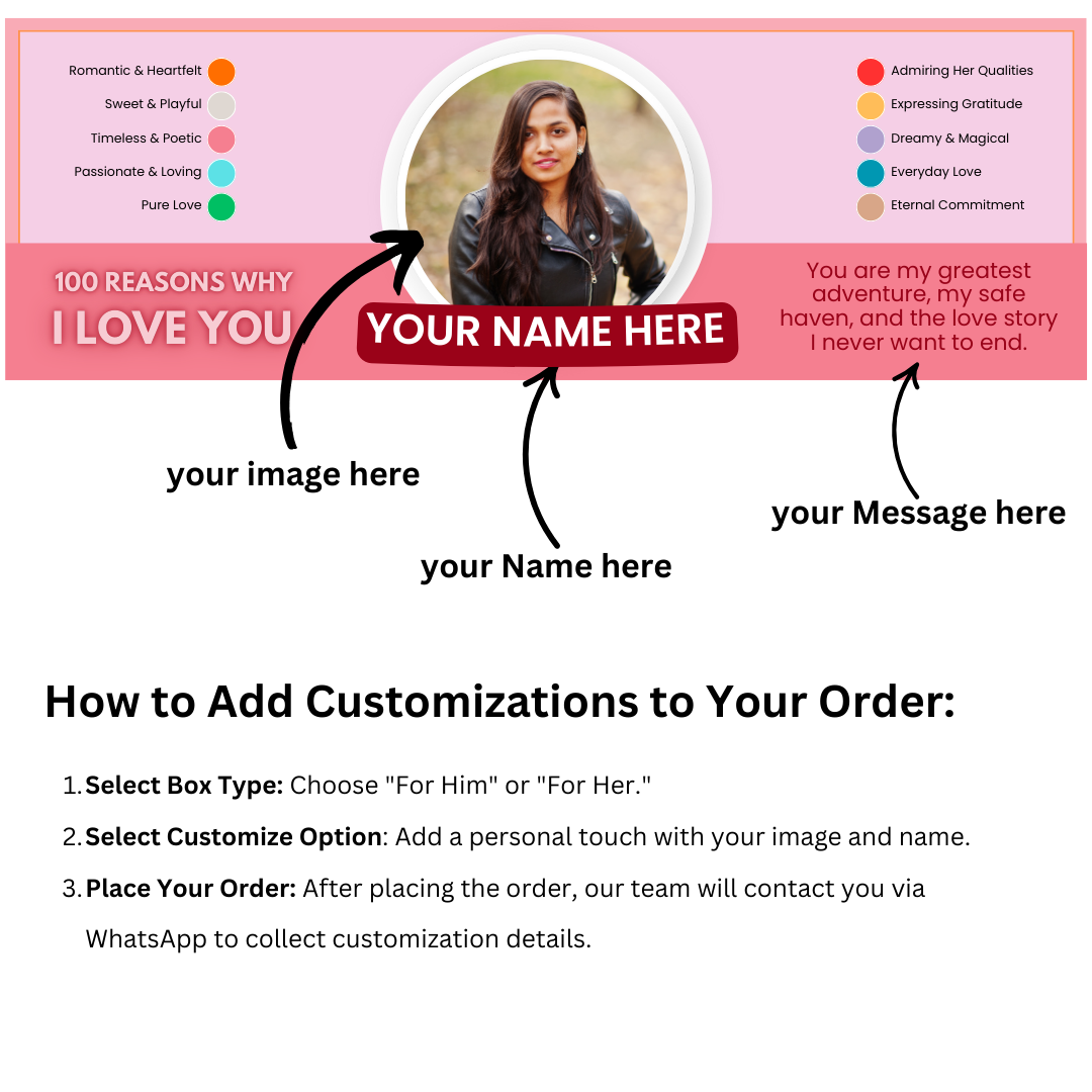 Personalized Love Gift Box for Him or Her