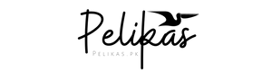 pelikas.pk logo in black color