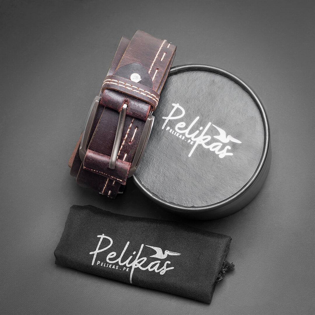 Premium Leather Belt in pakistan by Pelikas.pk