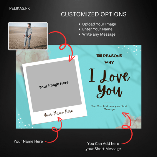 100 Reasons Why I LOVE YOU Gift Box