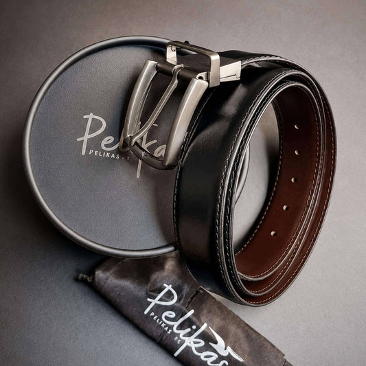 Double-Sided Leather Belt